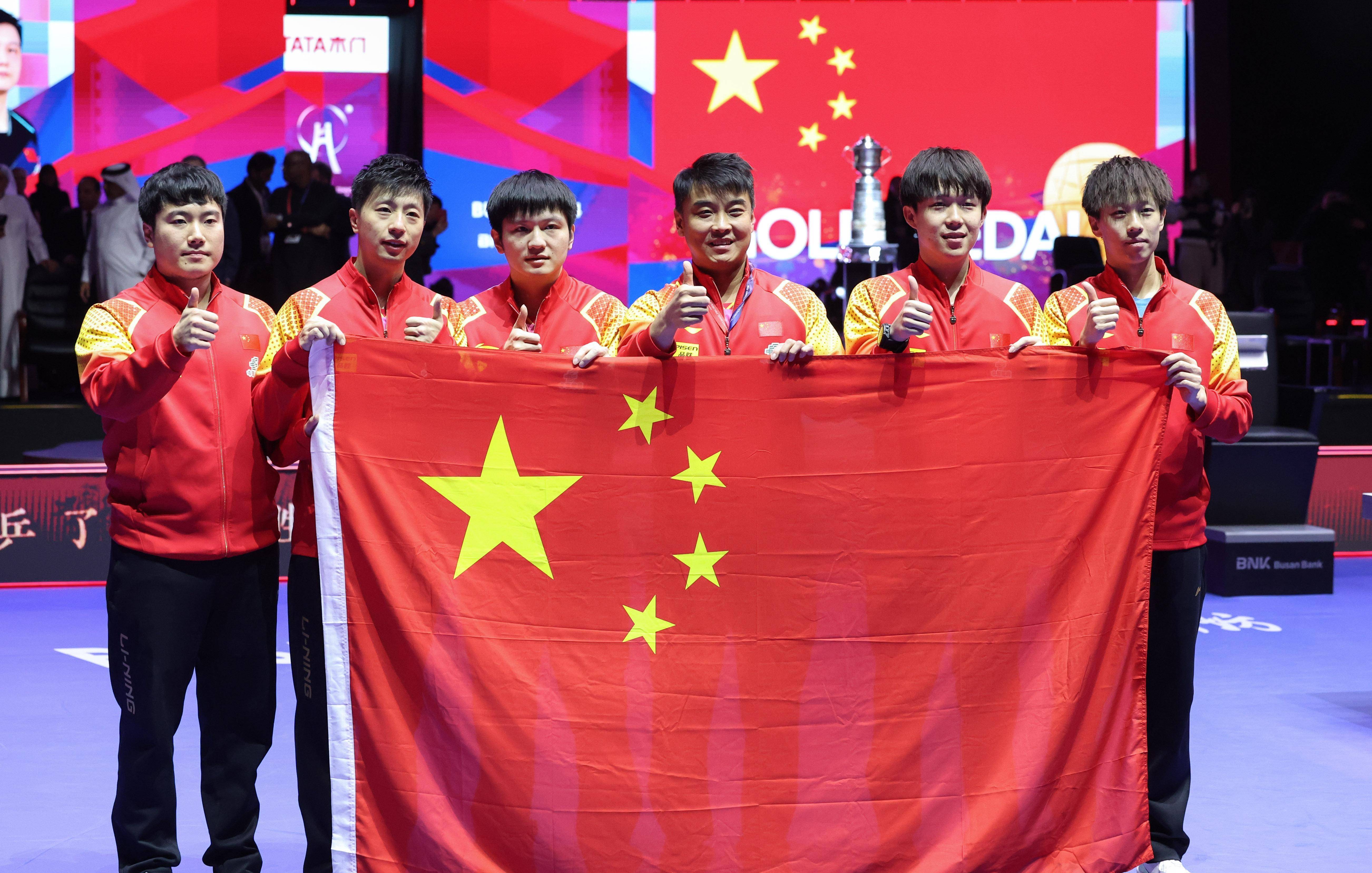 中国队横扫韩国队，许昕扛起全队